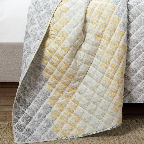 Lush Décor Medallion Ombre Reversible Quilt 3 Piece Set