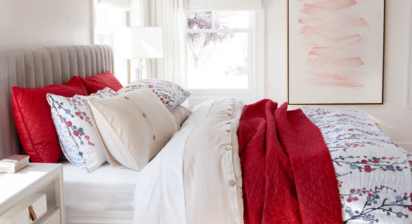 Lush Décor Mirabelle Watercolor Floral Reversible 3 Piece Quilt Set