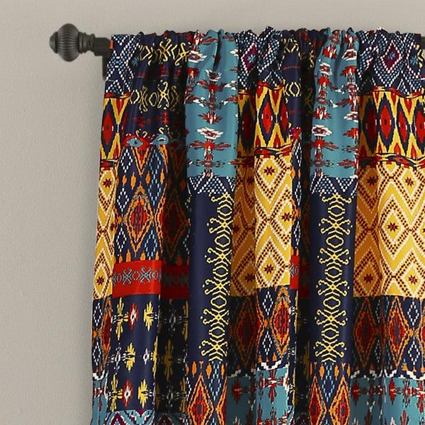 Lush Décor Misha Light Filtering Window Curtain Set