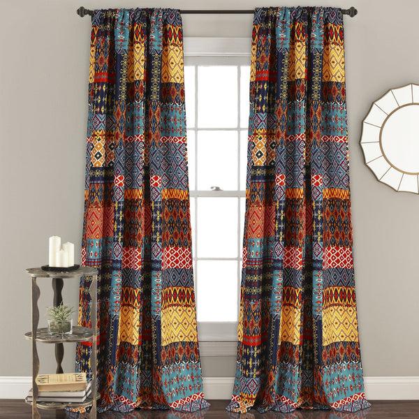 lush décor Misha Light Filtering Window Curtain Set