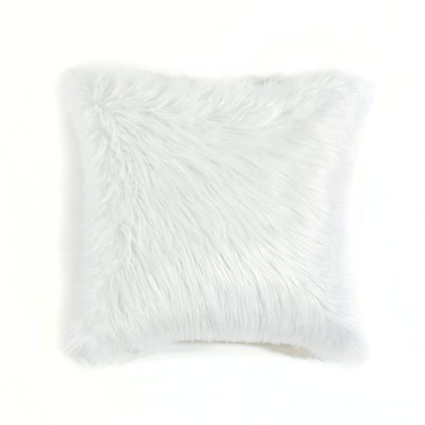 Lush Décor Mongolian Luca Soft Faux Fur Decorative Pillow Cover