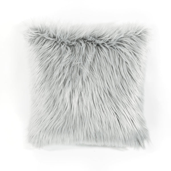 lush décor Mongolian Luca Soft Faux Fur Decorative Pillow Cover