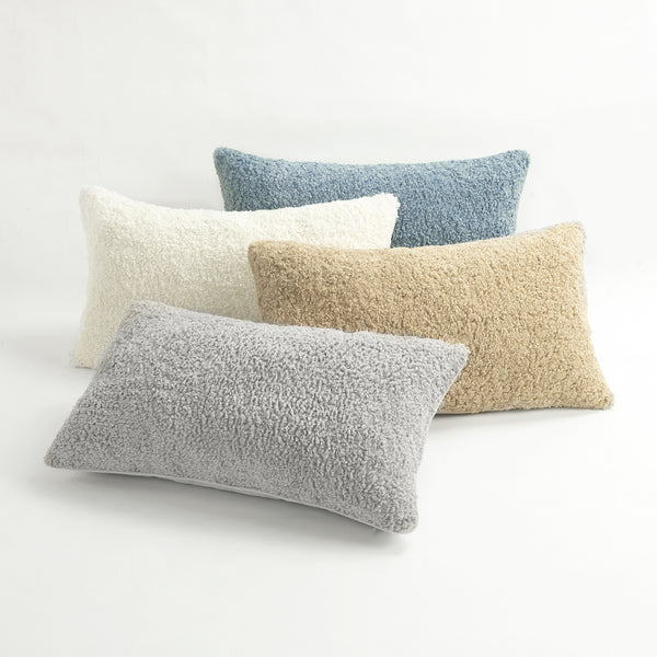lush décor Neo Boucle Lumbar Throw Pillow Cover 2 Pack Set
