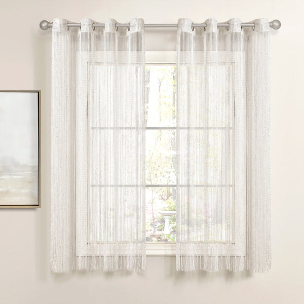 Lush Décor Night Sky String Thread Window Curtain Panel