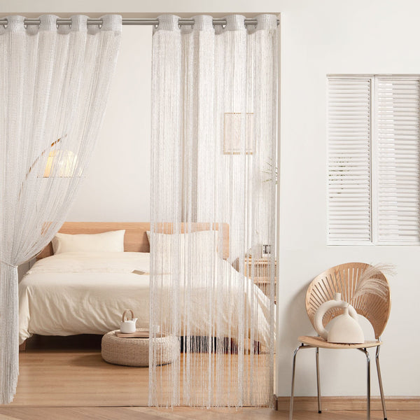 lush décor Night Sky String Thread Window Curtain Panel