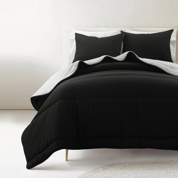 Lush Décor Oslo Soft Reversible Quilted Comforter Set
