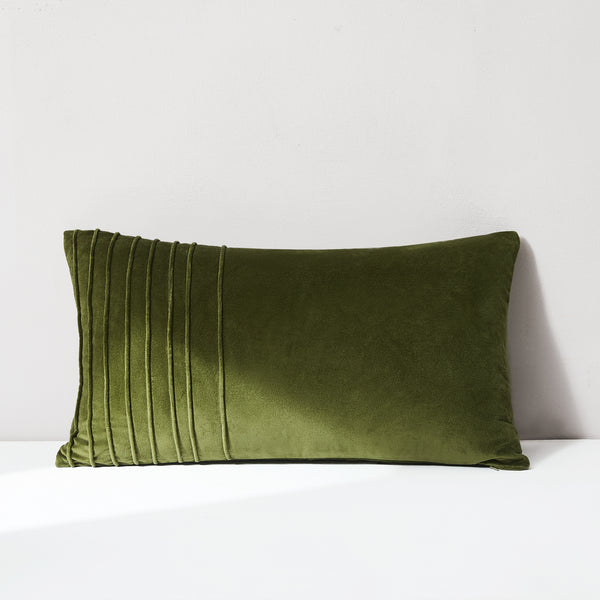Lush Décor Pleated Groove Velvet Decorative Pillow Cover
