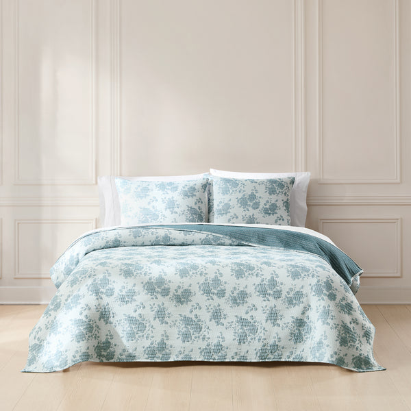 lush décor Rose Garden Pick Stitch Jacquard Matelasse Coverlet Set