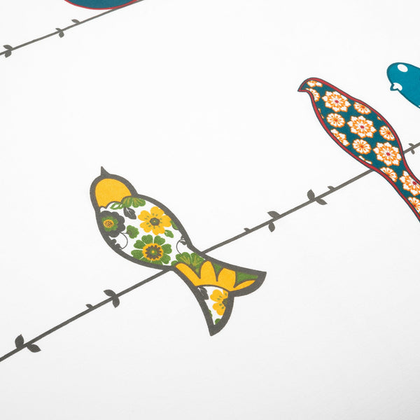 Lush Décor Rowley Birds Cotton Duvet Cover 3 Piece Set