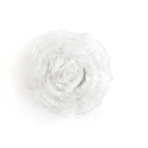 Lush Décor Ruffle Flower Layer Round Decorative Pillow
