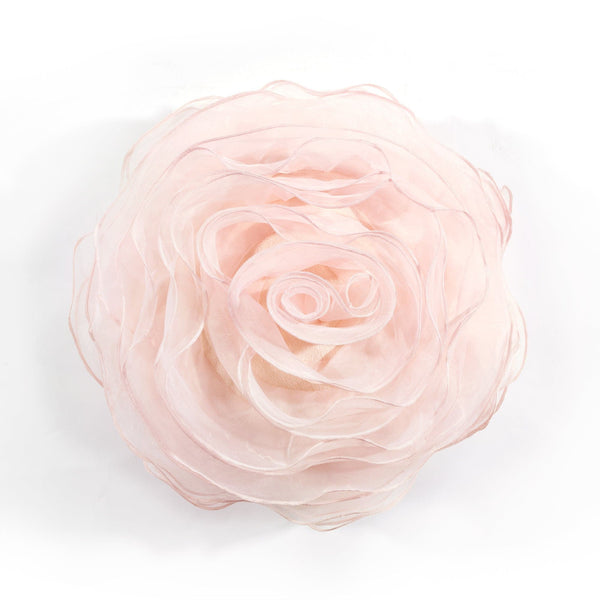 lush décor Ruffle Flower Layer Round Decorative Pillow