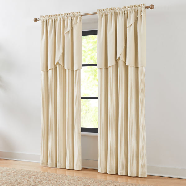 Lush Décor Solar Drift Blackout Window Curtain Panels