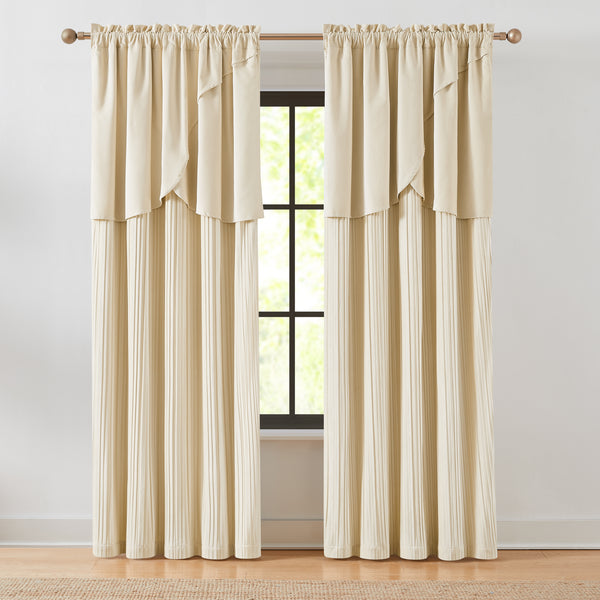 lush décor Solar Drift Blackout Window Curtain Panels