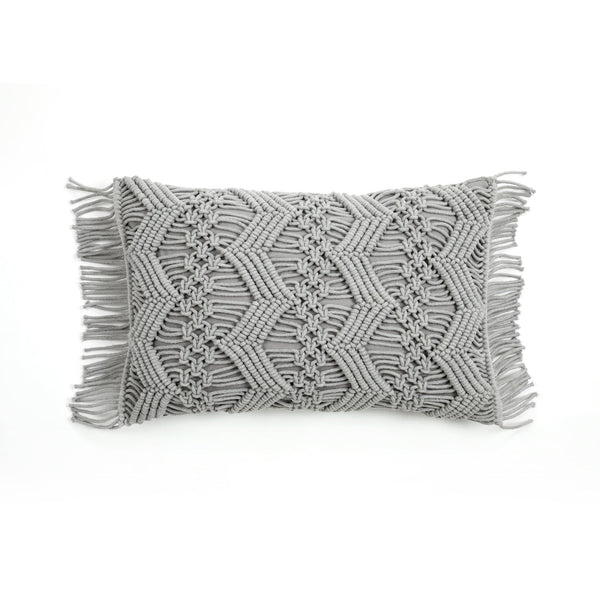 Lush Décor Studio Chevron Macrame Decorative Pillow Cover