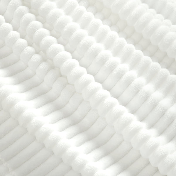 Lush Décor Super Cozy Ultra Soft Ribbed Faux Fur Throw