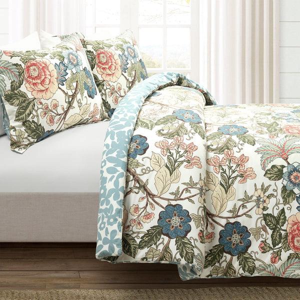 Lush Décor Sydney Reversible Cotton Duvet Cover Set