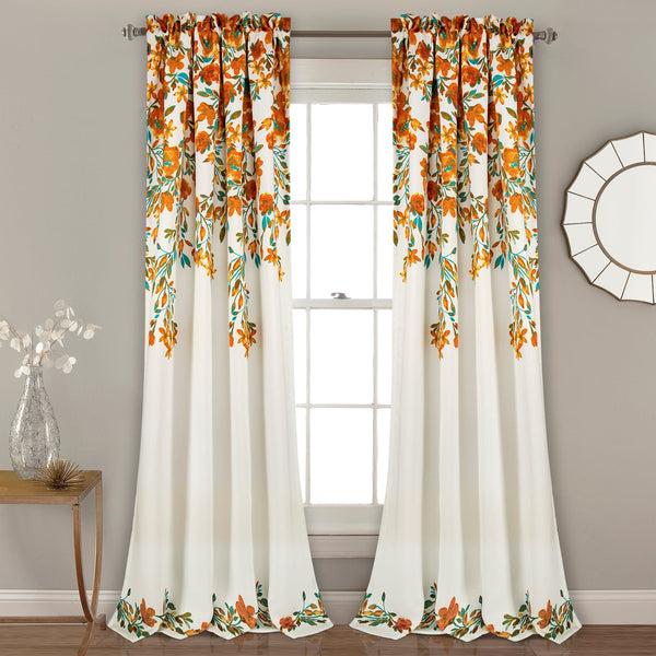 Lush Décor Tanisha Light Filtering Window Curtain Panel Set
