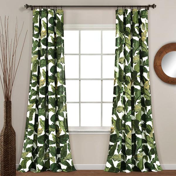 lush décor Tropical Paradise Window Curtain Panel Set