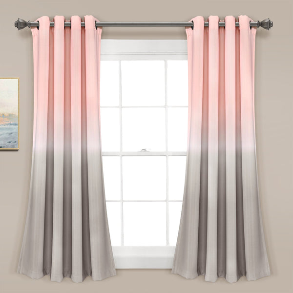 Lush Décor Umbre Fiesta Light Filtering Window Curtain Panel Set