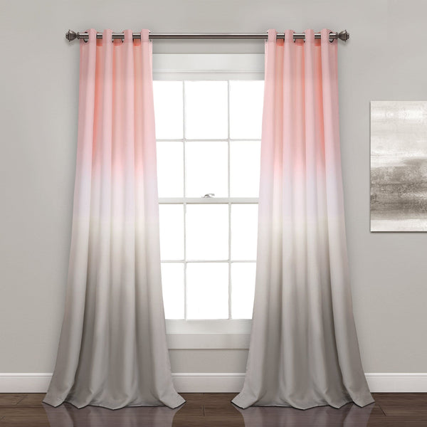 lush décor Umbre Fiesta Light Filtering Window Curtain Panel Set