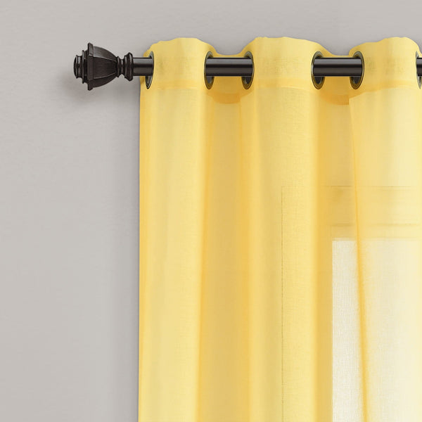 Lush Décor Umbre Fiesta Sheer Window Curtain Panel Set