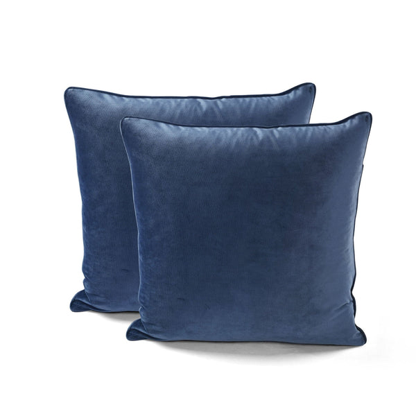 Lush Décor Velvet Solid Decorative Pillow Cover 2-Pack Set