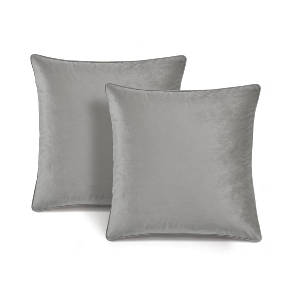 lush décor Velvet Solid Decorative Pillow Cover 2-Pack Set