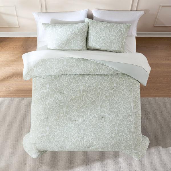 Lush Décor Willow Garden Restorative Gauze Jacquard Comforter Set