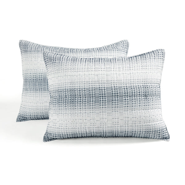 Lush Décor Yarn Dyed Textured Stripe Waffle Quilt 3 Piece Set