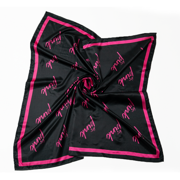 luster's Oversized Pink Head Scarf