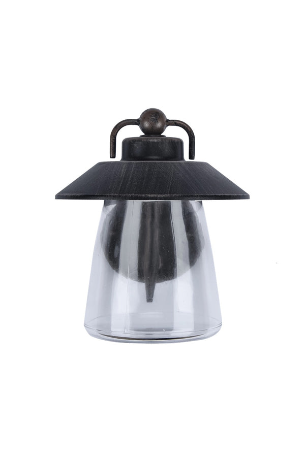 Lutec 4PACKS LUTEC Outdoor Indoor Wall Lantern Farmhouse Barn Wall Sconce Lighting Fixture Matte Black Finish Anti-Rust Wall Mount Light Waterproof Wall Lamp With Clear Glass For Porch Exterior Patio