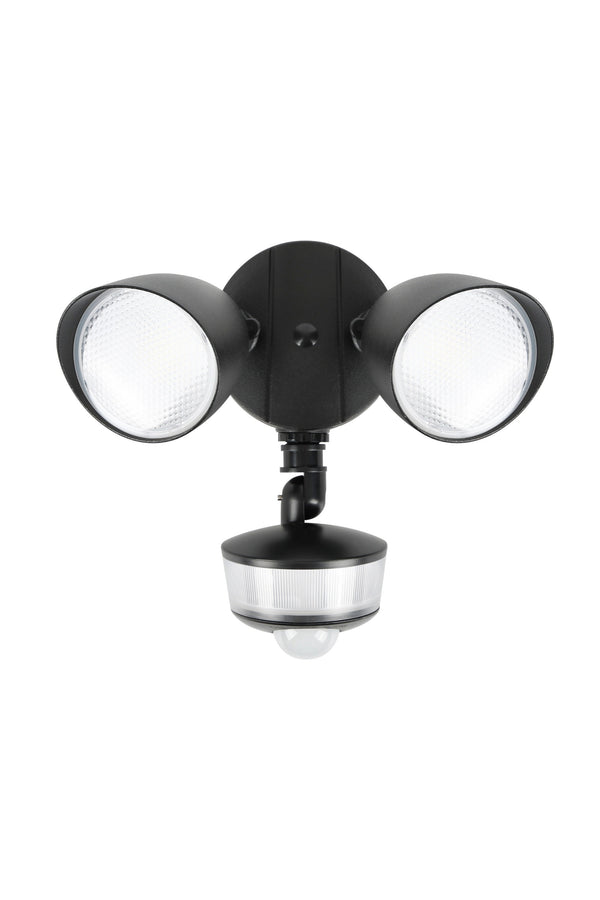 Lutec 8 PACKS LUTEC 34W 3000 Lumen Motion Sensor Outdoor Lights 5500K Daylight IP65 Waterproof Flood Lights Outdoor With Night Light Dusk To Dawn Motion Detector Security Lights For Outside Garage Yard-Black