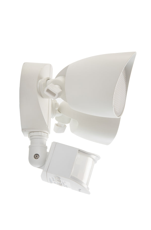 Lutec 8 Packs LUTEC-Shrimp 2500LM 5000K 32W LED Motion Sensor D2D Dual-Head Floodlight White