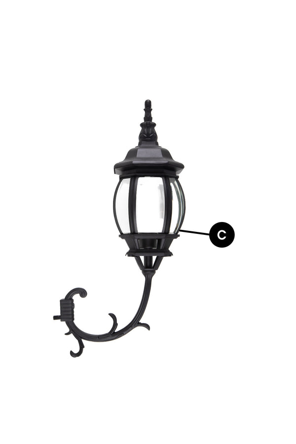 lutec Lantern Head of Item #7120314012/7120314053 PartC