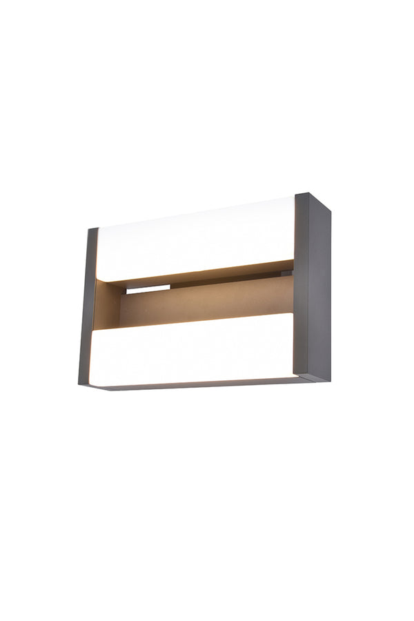 lutec LUTEC 2-Light Dark Grey Outdoor Hardwired Wall Lantern Sconce Integrated LED Non Motion Sensing lutec LUTEC 2-Light Dark Grey Outdoor Hardwired Wall Lantern Sconce Integrated LED Non Motion Sensing