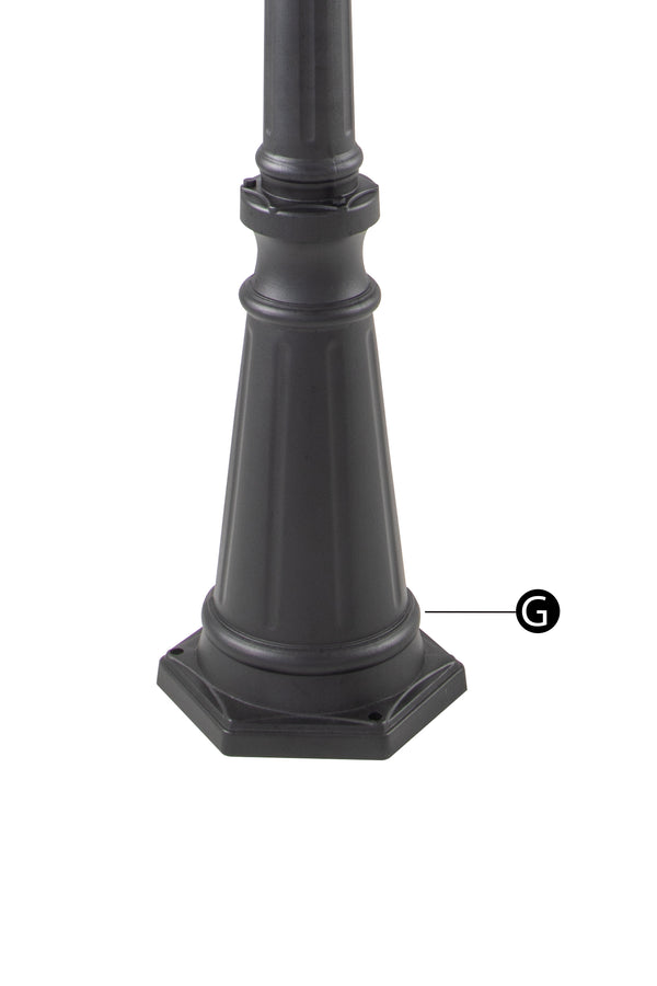 lutec 7120314012/7120314053 Replacement base PartG