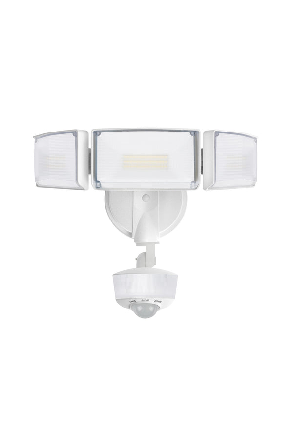 lutec LUTEC-74W 8000 Lumen Motion Sensor Outdoor Lights 5000K Daylight IP65 Waterproof Flood Lights Outdoor with Night Light Dusk to Dawn Motion Detector Security Lights for Outside Garage Yard-White