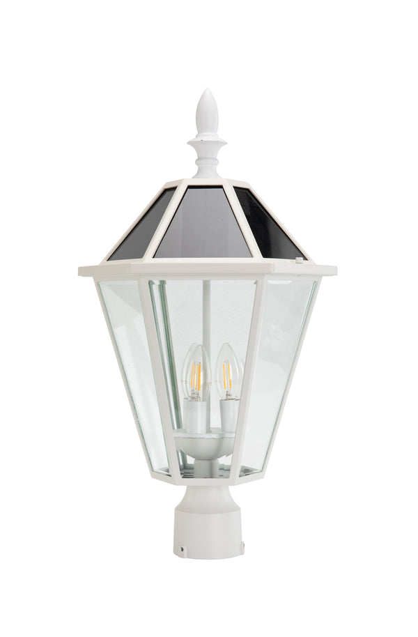 lutec LUTEC- Die-Cast Aluminum LED Outdoor Solar Powered Post Light Head Only 300LM 2700K White (Base Not Included) lutec LUTEC- Die-Cast Aluminum LED Outdoor Solar Powered Post Light Head Only 300LM 2700K White (Base Not Included)