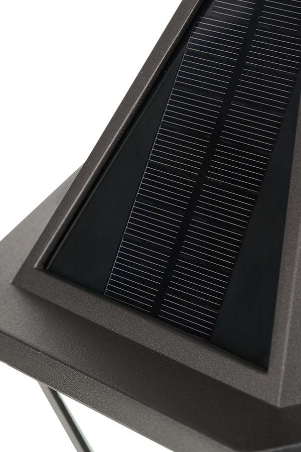 Lutec LUTEC-LONDON Die-Cast Aluminum LED Outdoor Solar Powered Post Light Head Only 300LM Up To 8hour Runtime 2700K