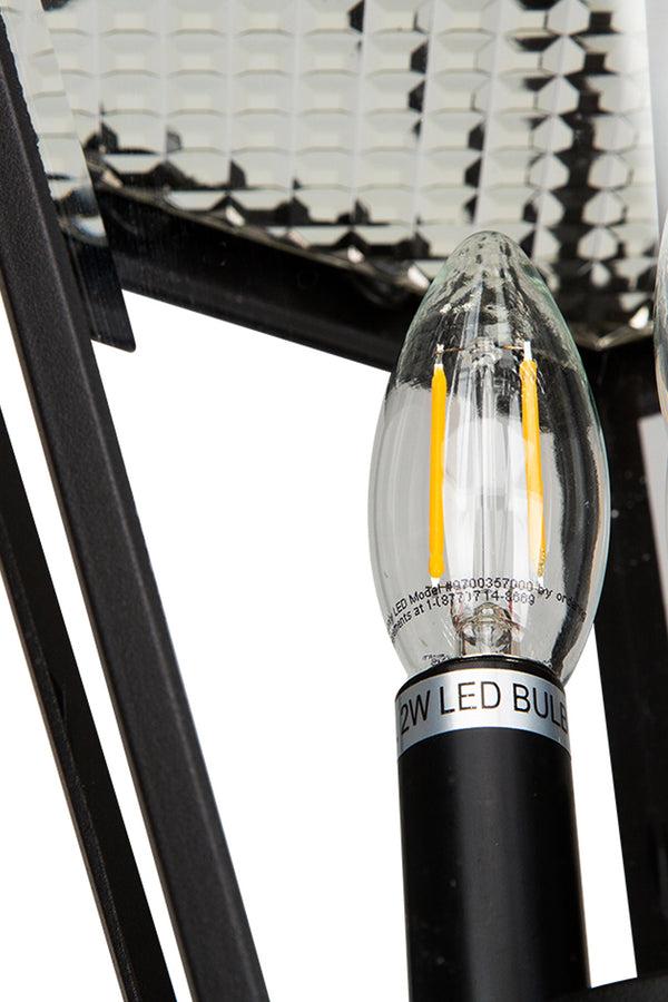 Lutec LUTEC-LONDON Single Head Die-Cast Aluminum LED Outdoor Solar Powered Street Light (Head & Pole) 300LM Up To 8hour Runtime 2700K