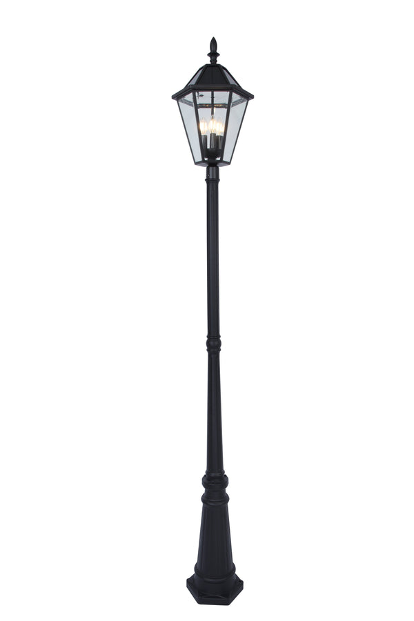 lutec LUTEC-LONDON Single Head Die-Cast Aluminum LED Outdoor Solar Powered Street Light (Head & Pole) 300LM Up To 8hour Runtime 2700K lutec LUTEC-LONDON Single Head Die-Cast Aluminum LED Outdoor Solar Powered Street Light (Head & Pole) 300LM Up To 8hour Runtime 2700K