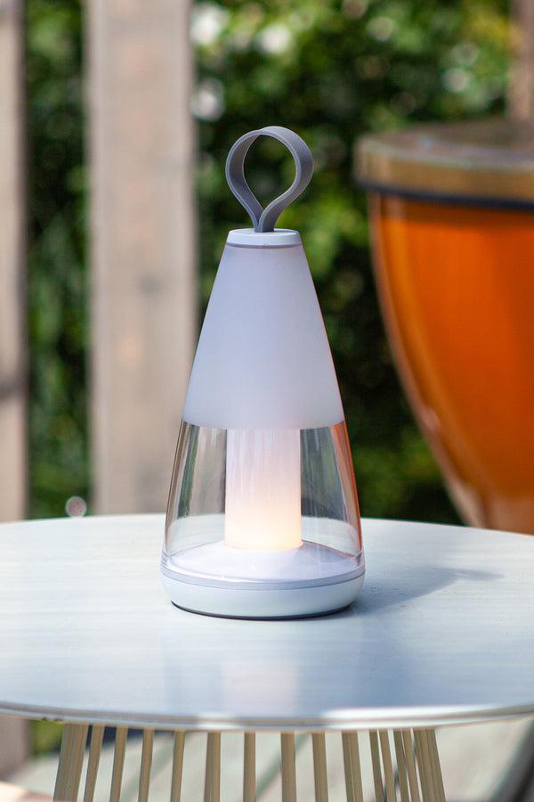 Lutec LUTEC-PEPPER Rechargeable LED Portable Outdoor Light 2.9W 190LM 3000K Dimmable RGB USB Cable Included