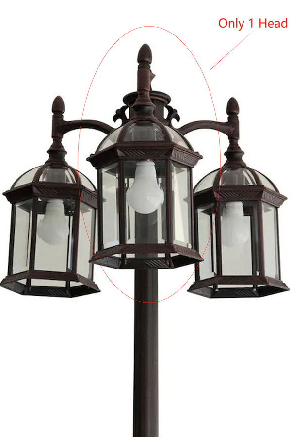 lutec LUTEC Post Light replacement head single head suitable for 7150630272