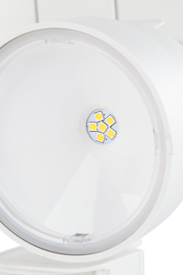 Lutec LUTEC-Shrimp 1130LM 5200K 13.5W LED 110° Motion Activated D2D Dual-Head Floodlight