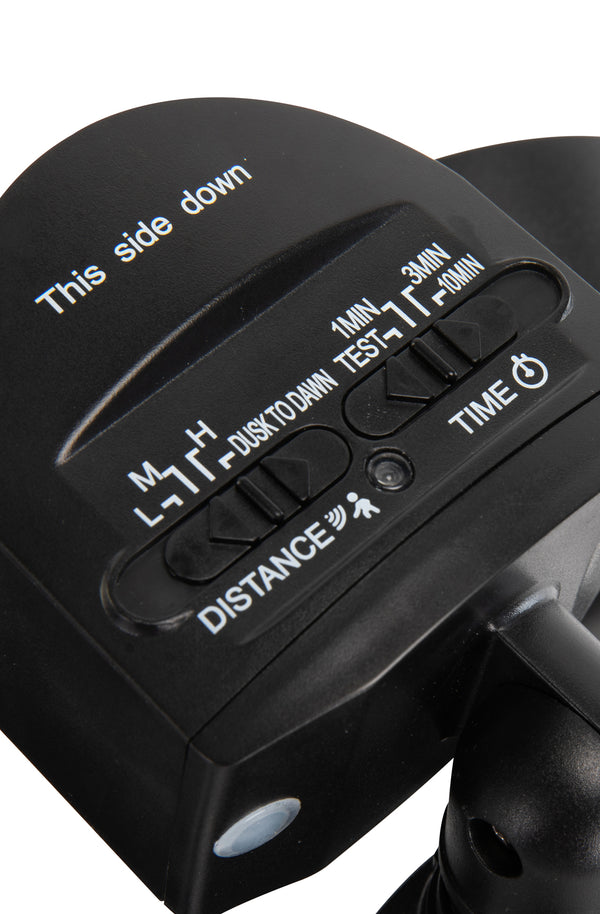 Lutec LUTEC-Shrimp 2500LM 5000K 32W LED Motion Sensor D2D Dual-Head Floodlight Black