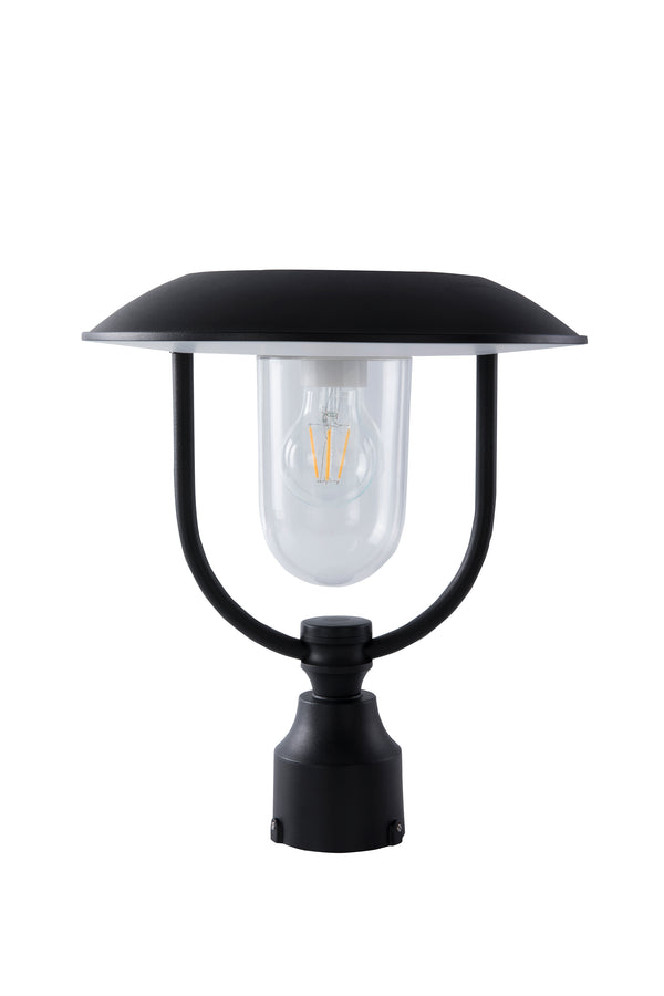 lutec LUTEC-Solar Outdoor Post Light Dusk to Dawn Exterior Pole Lights Head for Pier and Pole Mount Black lutec LUTEC-Solar Outdoor Post Light Dusk to Dawn Exterior Pole Lights Head for Pier and Pole Mount Black