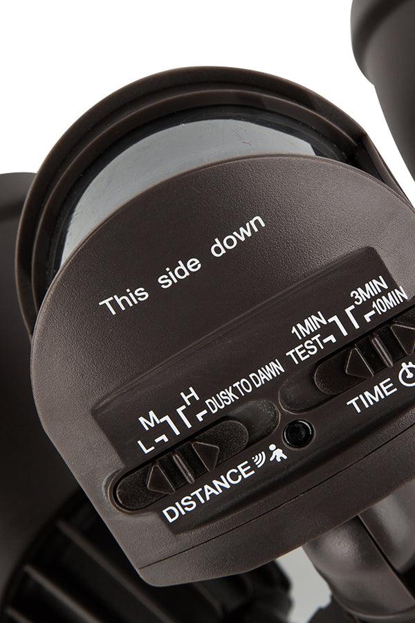 Lutec LUTEC-URSA 3200LM 4000K 13.5W LED 180° Motion Activated D2D Dual-Head Floodlight