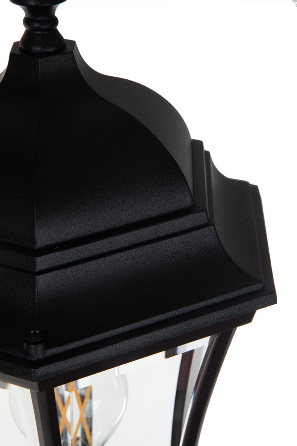 Lutec LUTEC-VINTAGE One Head Die-Cast Aluminum LED Outdoor Hard Wired Street Light (Head & Pole)