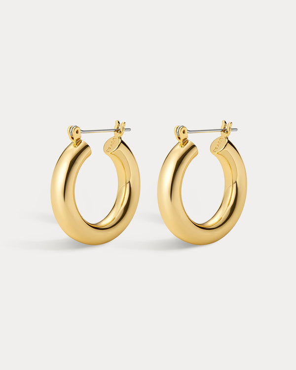 luv aj Baby Amalfi Tube Hoops- Gold