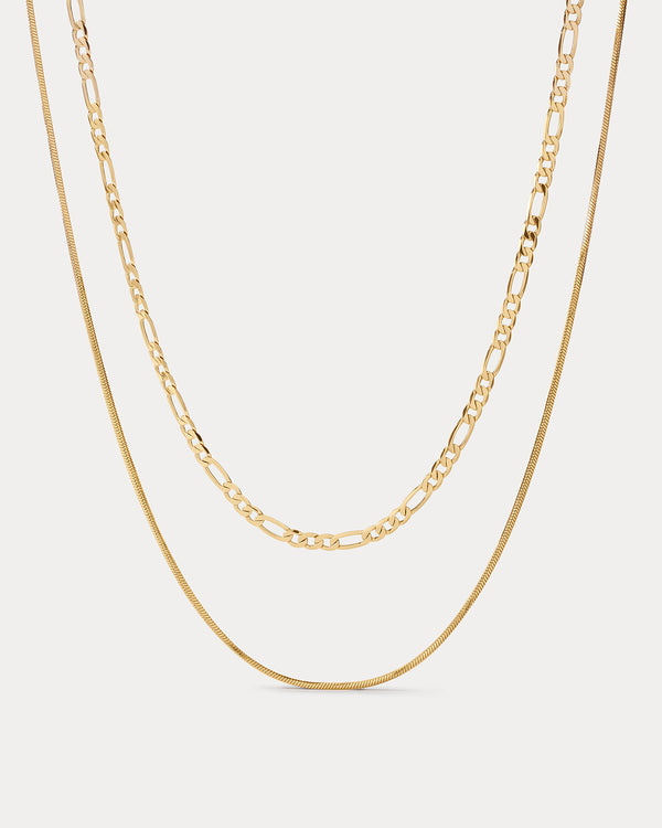 luv aj Cecilia Chain Necklace- Gold